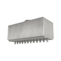The Outdoor Plus 36 Rainfall Style Scupper - 316 Stainless Steel OPT-RNS36-SS